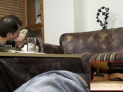 Milf Is Privately Lusting After A Guy That's Not Her Hubby Playing With Herself Under The Table - 3