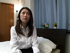 Hairy Asian mature is doing her first porn video
