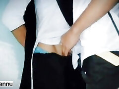 Desi Collage student fuck-fest leaked MMS Movie in Hindi, College Young Girl And Boy sex in Class Room Utter Hot Romantic fuck