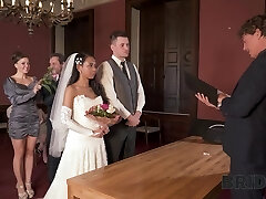 Indonesian bride Killa Raketa gets crazy on the table on her wedding day