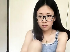 Striptease with lovely asian teen