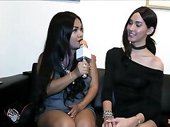 Transgirl Prem Shows Off And Sucks