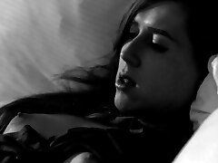 Feminine blonde ladyboy with ample tits suck cock and analed