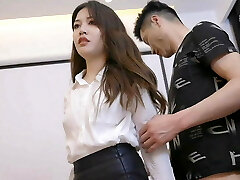 The Spouse Watches as his Molten Asian Wife is Fucked in all poses by her Lover and Internal Ejaculation her Pussy