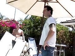 Amazing German teen girl loves railing a hard spunk-pump after swimming