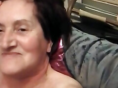 A short haired German lady gets her muff destroyed by a hard lollipop