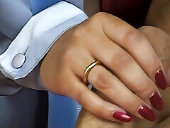 brunette milf kommt beim seitensprung und lutscht den schwanz sauber