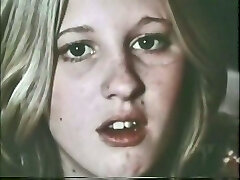Vintage pornography compilation with skinny brunette and teen blondie