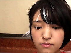 Jav Idol Kamiya Mitsuki Gets Hefty Bukkake