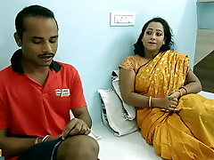 Indian wife interchange with poor laundry boy!! Hindi webserise steamy sex