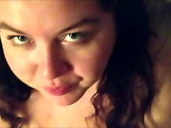 AMWF BBW swallows Asian cum