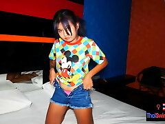 Asian teen amateur pleases her tourist client’s massive dick