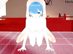 Jizzing in Rem Butthole Re Zero Hentai Uncensored