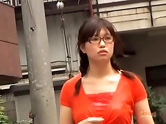 Harmless oriental trick minding her own business during sharking affair