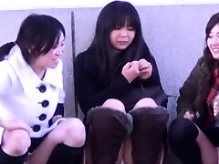Asian stunners get filmed upskirt