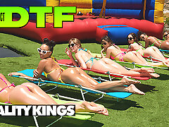 Twelve Of The Greatest Superstars In The Industry Get Together In A Huge House For A Steamy Hookup - Reality Kings