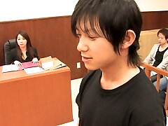 The suspect manages to fuck his wife in court to showcase his innocence