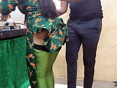 POV jija ji caught her saali witnessing porn in kitchen