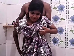 18 Year Old Indian GF Sucking Big Cock In Bathroom
