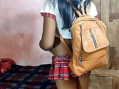 The lady who came from outside the village was fucked by the enslaved Hindi voice