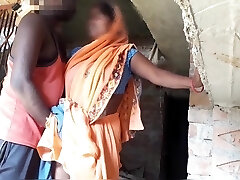 Indian Desi Bhabhi Pulverizing First Time Her Cremie Tight Snatch Doggy Style