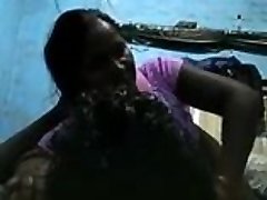 Desi Widow Granny Aunty penetrated by her paramour (Hindi Audio) 