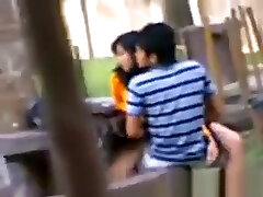 Paki Indian Public Fuckfest On Bench
