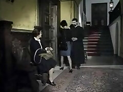 Italian vintage gig with a busty babe getting facial