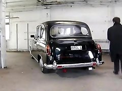 Gangster cocksluts bang one guy with a strapon