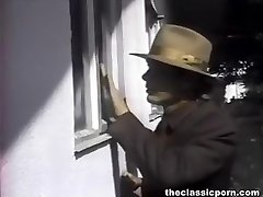 Married couple voyeured as plowing