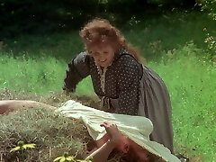 Mature actress kissing a shaft