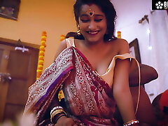 Cheating Newly Married wife with Her Guy Homie Hardcore Fuck in front of Her Husband ( Hindi Audio )