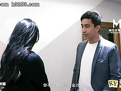 Widow's wish - Luxurious Chinese widow in pantyhose and high heels has an affair with a stud, she is fucked and begged for mercy