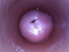 Kira - Kinky selfie (endoscope pussy cam video)