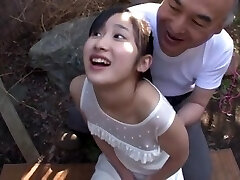 Japanese Teen with Old Man and Many Stud Bukkake