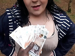 Young Smoking Milf Paid To Deepthroat Amateur Big Ebony Cock In Public