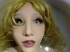 Ditzy Bathroom Lockdown - Miss Eva Mae - silicone m2f deep transformation