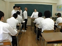 Yuki Tsukamotos In The Middle Of A Teacher Gangbang