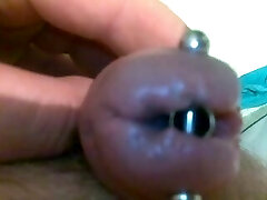 piercing en la polla de tamaño