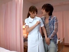 Akiho Yoshizawa Japanese nurse has sex in the health center