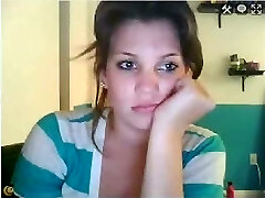 Teen cutie titty displaying on webcam