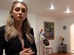 Horny girl Charlotte enjoys playing with a hard cock in Pov