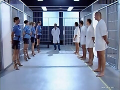 BDSM and Mistress sex in the jail between female-guards and prisoners