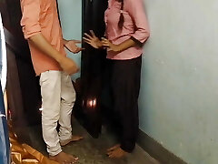 Indian college students getting cock with tution teacher