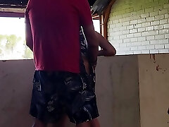 Outdoor fuck old abondoned ruins