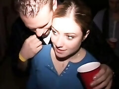 Buxom college whore takes cumshot