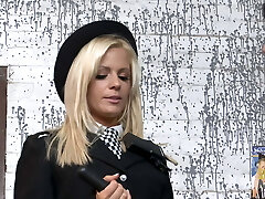 Horny light-haired police officers fuck a dude instead of arresting him