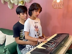 Latina sister fucked after piano lesson - Amateur Porn