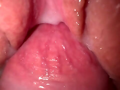 Extremely Close Up Screw Tight Teen Pussy