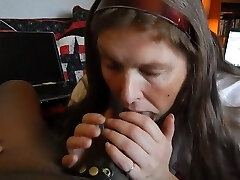 Amateur Mature Swallows Cum Point Of View